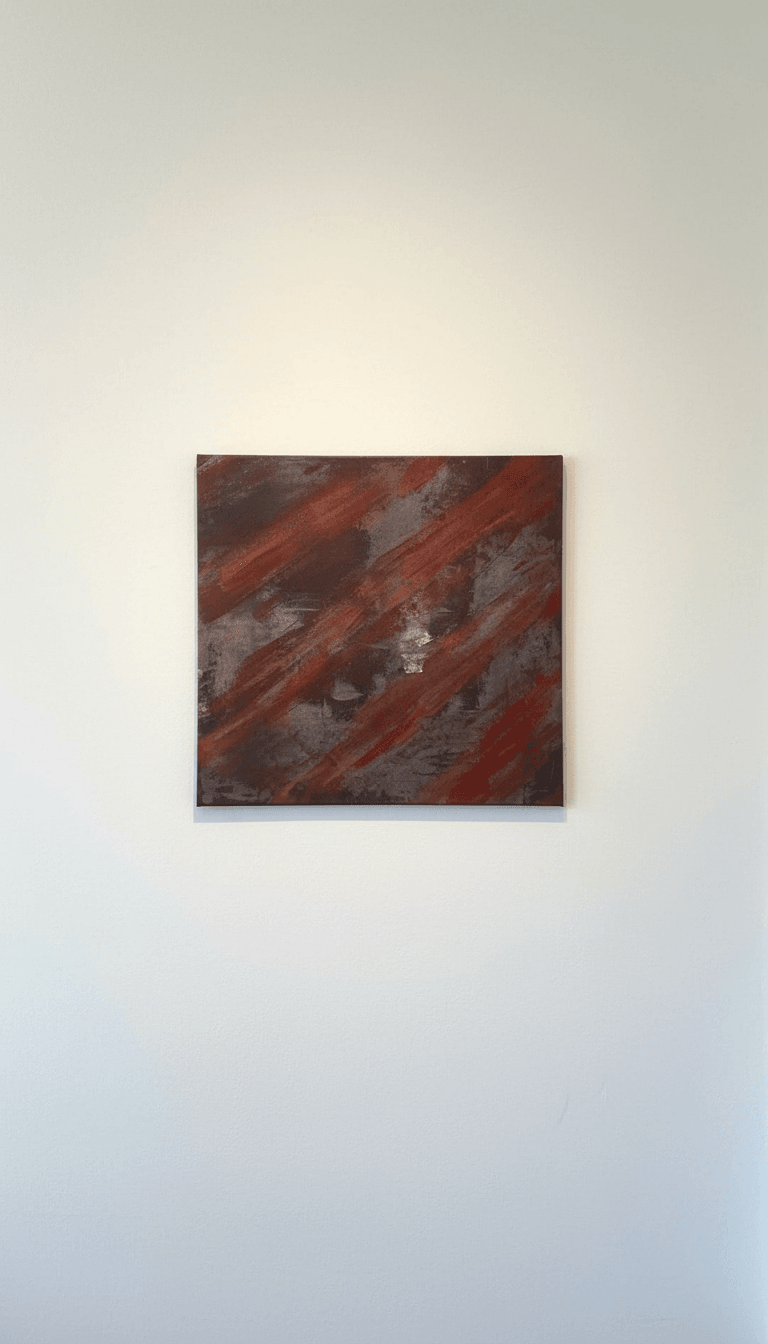 Red Tension VI, 70 x 66 cm